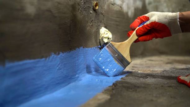 Commercial Foundation Crack Repair project at a Palisades Park, NJ business property by SJ Waterproofing Pros